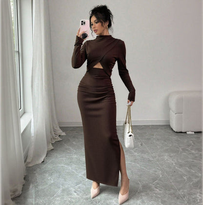 Amara Ribbed Cutout Dress