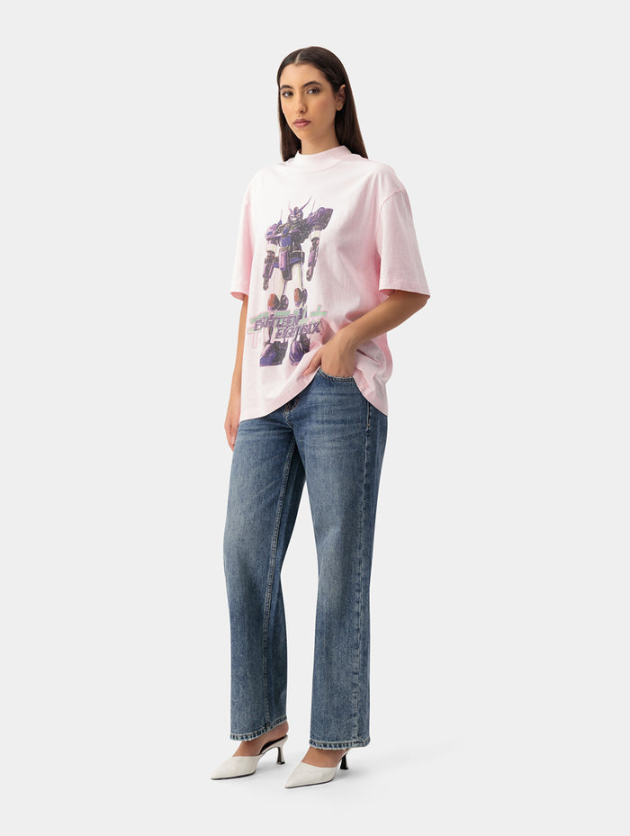 Anime Robot Mockneck T-Shirt