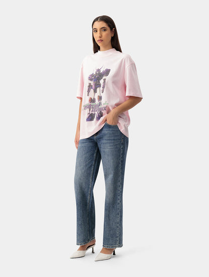 Anime Robot Mockneck T-Shirt
