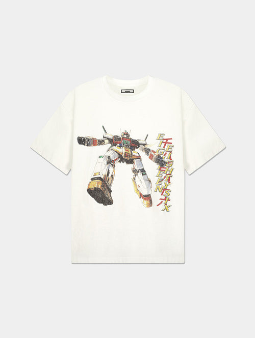 ANIME ROBOT MOCKNECK WHITE T-SHIRT