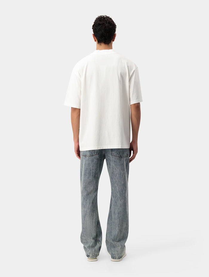 ANIME ROBOT MOCKNECK WHITE T-SHIRT