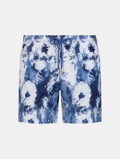 Azure Bloom Swim Shorts