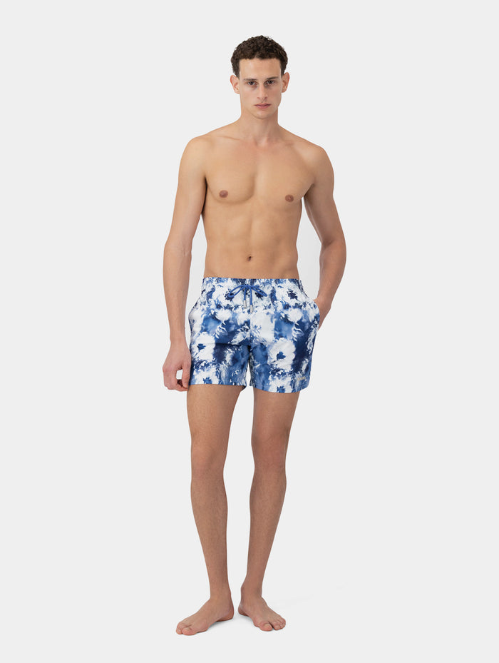 Azure Bloom Swim Shorts