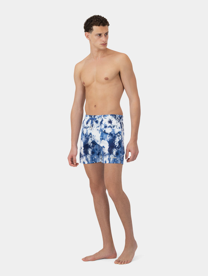 Azure Bloom Swim Shorts