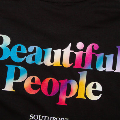 Beautiful People Front Print - Tshirt - Black