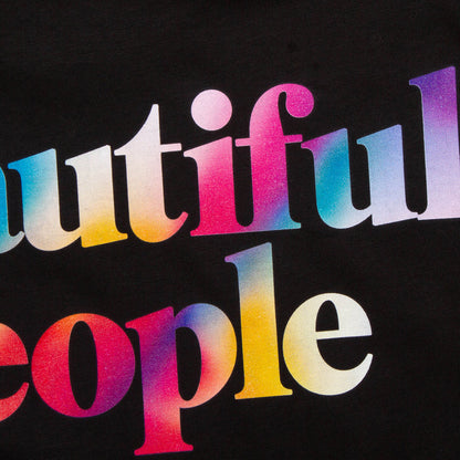 Beautiful People Front Print - Tshirt - Black
