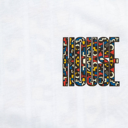 Bebop Higher House Back Print - Tshirt - White