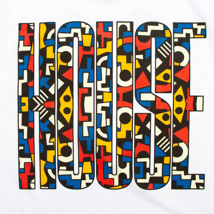 Bebop Higher House Front Print - Tshirt - White