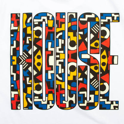 Bebop Higher House Front Print - Tshirt - White