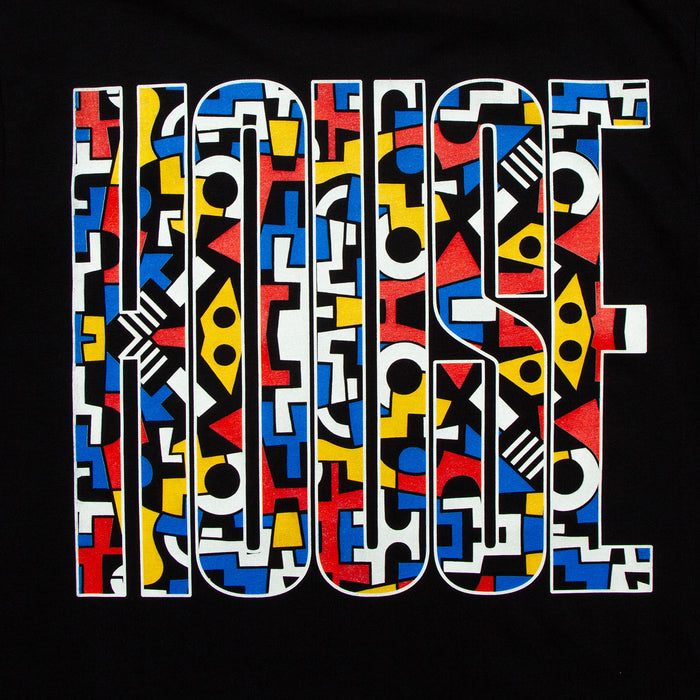 Bepop Higher House Back Print - Hood - Black