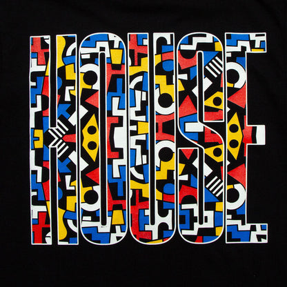 Bepop Higher House Back Print - Hood - Black