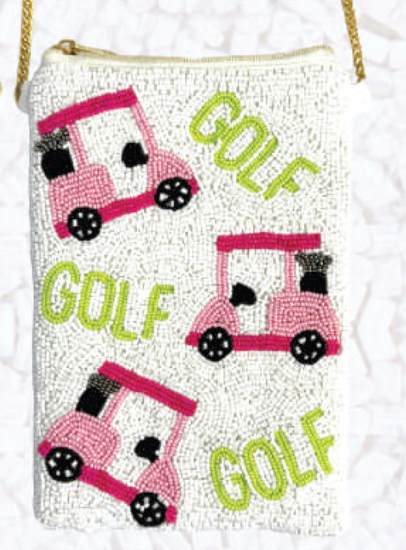 Best of Golf Beaddie Phone Crossbody - Golf Carts
