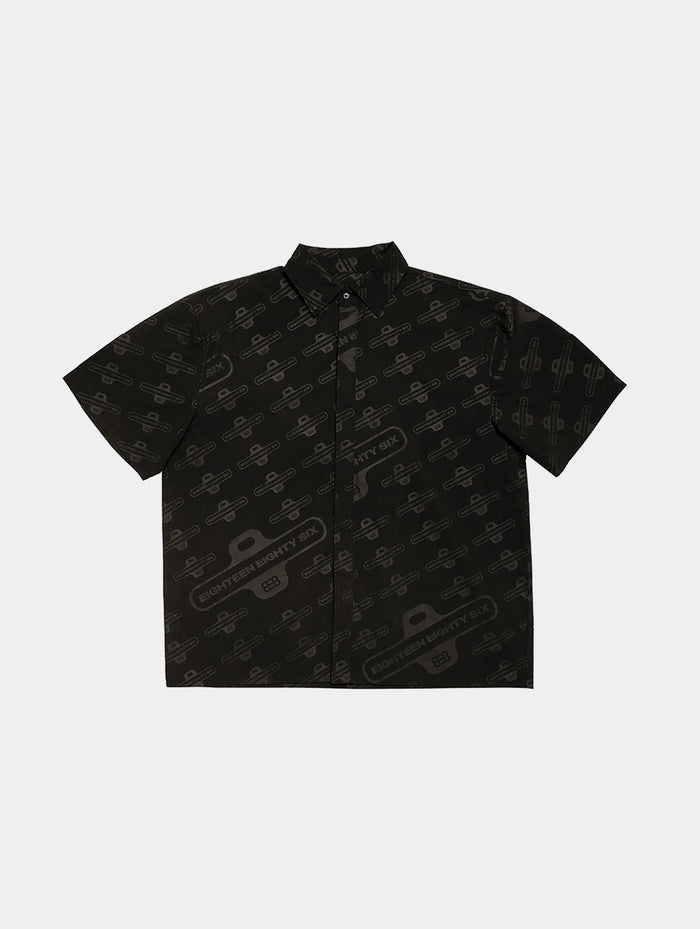 BLACK MONOGRAM SHIRT