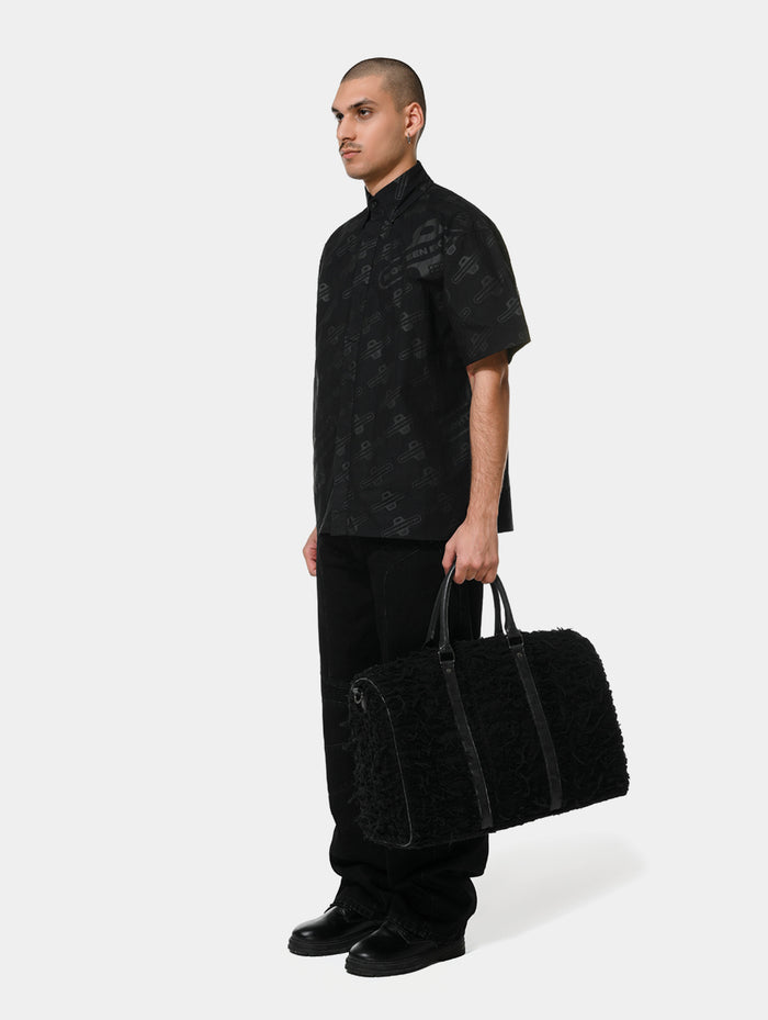 BLACK MONOGRAM SHIRT