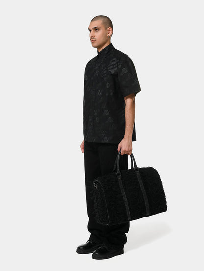 BLACK MONOGRAM SHIRT