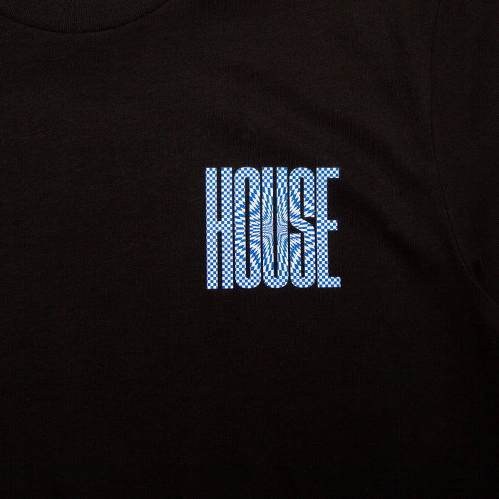 Blue Void Higher House Back Print - Tshirt - Black