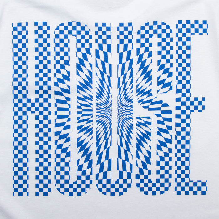 Blue Void Higher House Back Print - Tshirt - White