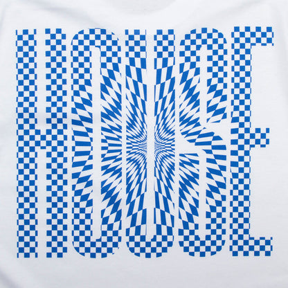 Blue Void Higher House Back Print - Tshirt - White