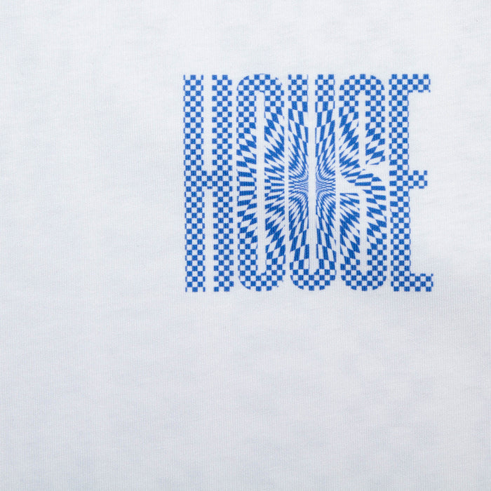 Blue Void Higher House Back Print - Tshirt - White