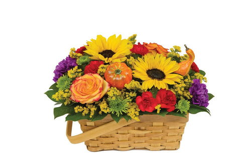 Bountiful Blooms Basket bloomexusa