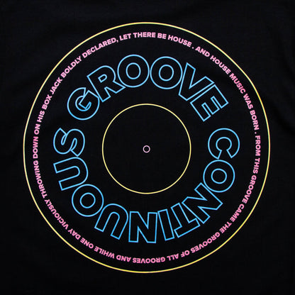 BP Continuous Groove Back Print - Tshirt - Black