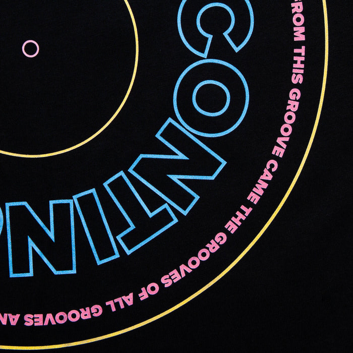 BP Continuous Groove Back Print - Tshirt - Black