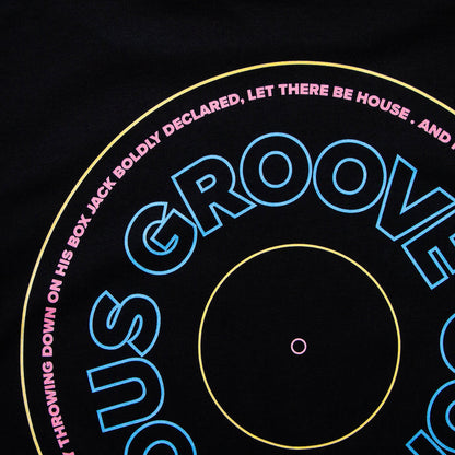 BP Continuous Groove Front Print - Tshirt - Black