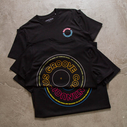 BP Continuous Groove Front Print - Tshirt - Black
