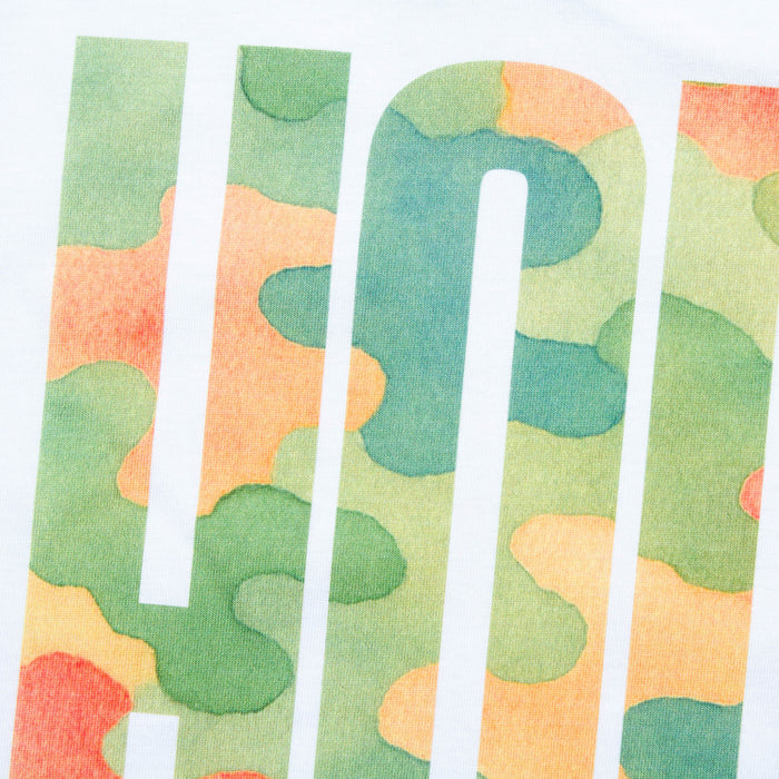 Camo Higher House Front Print - Tshirt - White