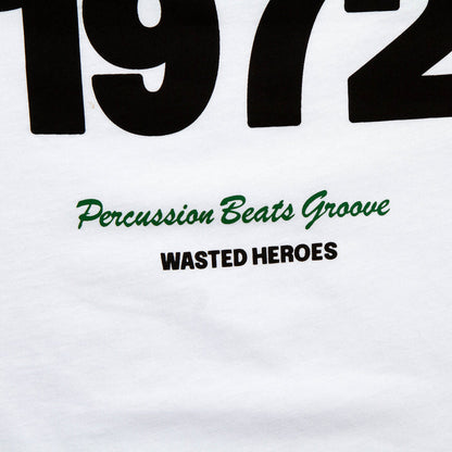 Circle Psychedelic Disco 1972 Back Print - Tshirt -White
