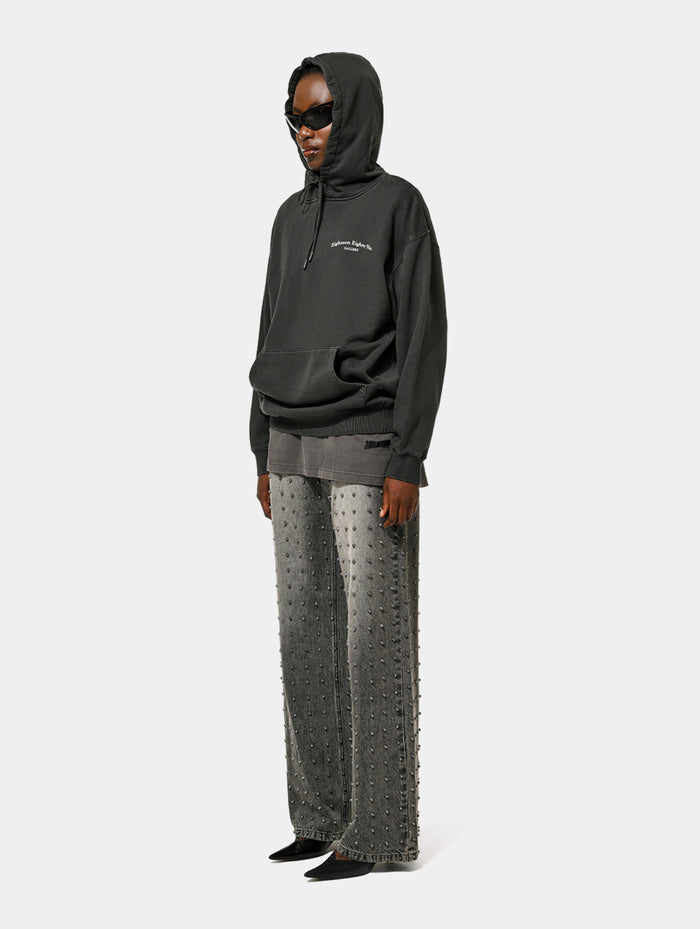 CLASSIC 1886 GALLERY HOODIE - DARK GREY