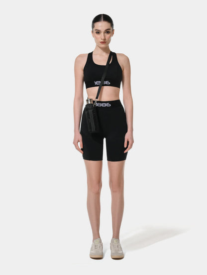 CLASSIC BIKER SHORTS - BLACK