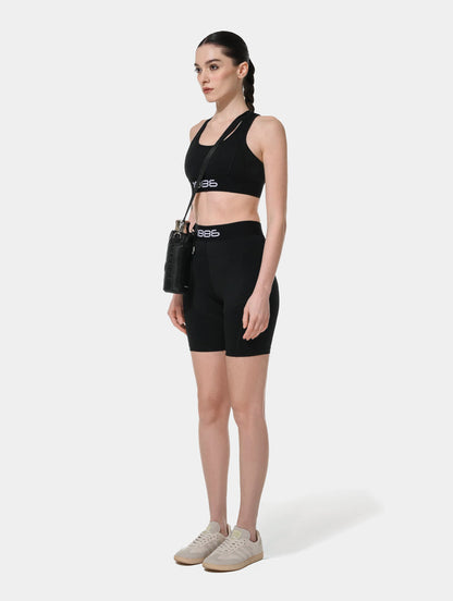 CLASSIC BIKER SHORTS - BLACK