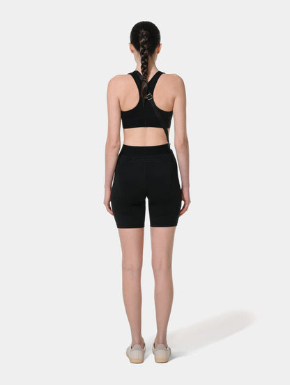 CLASSIC BIKER SHORTS - BLACK