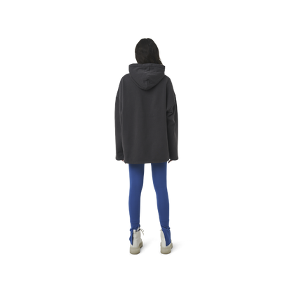 Classic leggings in blue fabric featuring Eighteen Eighty-Six logo patch sewn at Elastic waistband. Open at ankle cuffs.