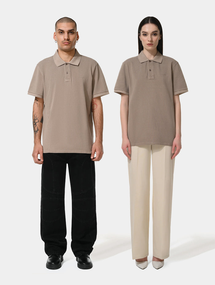 CLASSIC POLO SHIRT - TAN