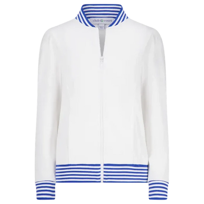 Club & Court Dynasty Jacket - White/Blue