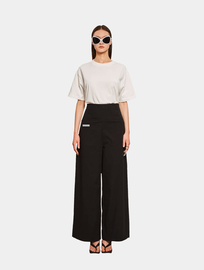 CORSET STYLE PANTS - BLACK