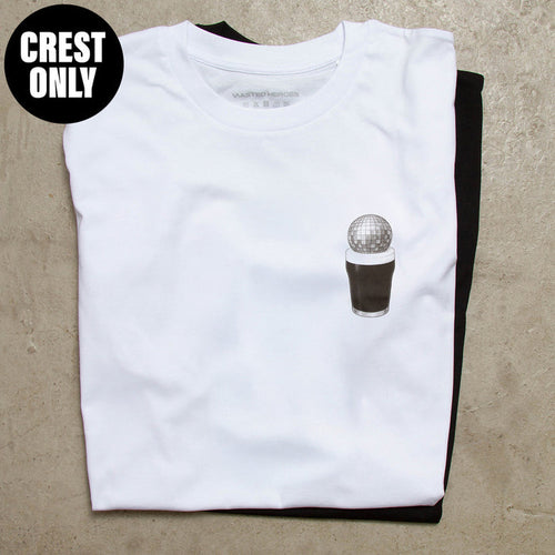 Crest Disco Stout - Tshirt - White