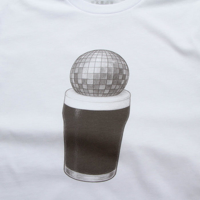 Crest Disco Stout - Tshirt - White