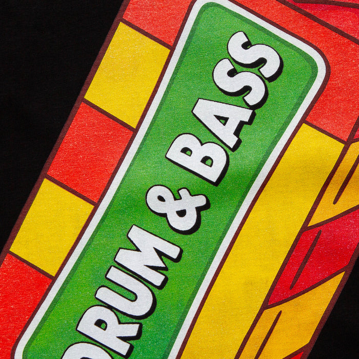 Crest Drumstick & Bass - Tshirt - Black