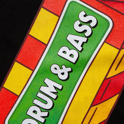Crest Drumstick & Bass - Tshirt - Black