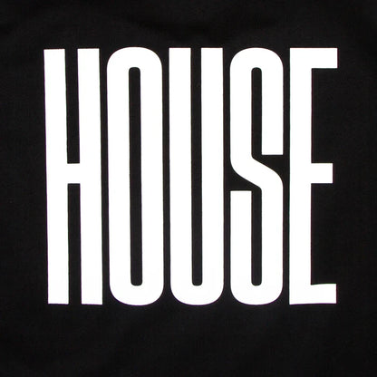 Crest Higher House - Zipped Hood - Black