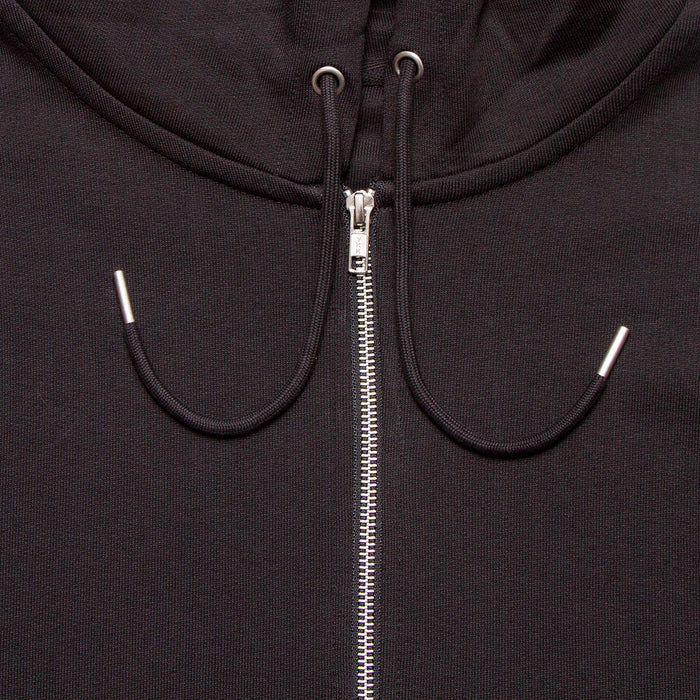 Crest Higher House - Zipped Hood - Black