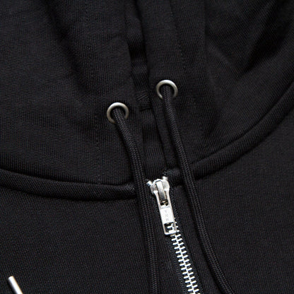 Crest Higher House - Zipped Hood - Black