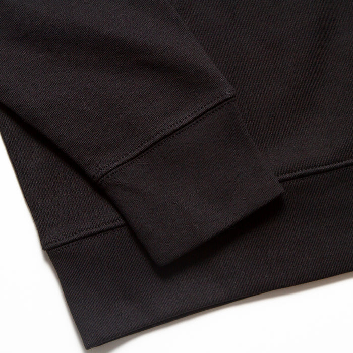 Crest Higher House - Zipped Hood - Black