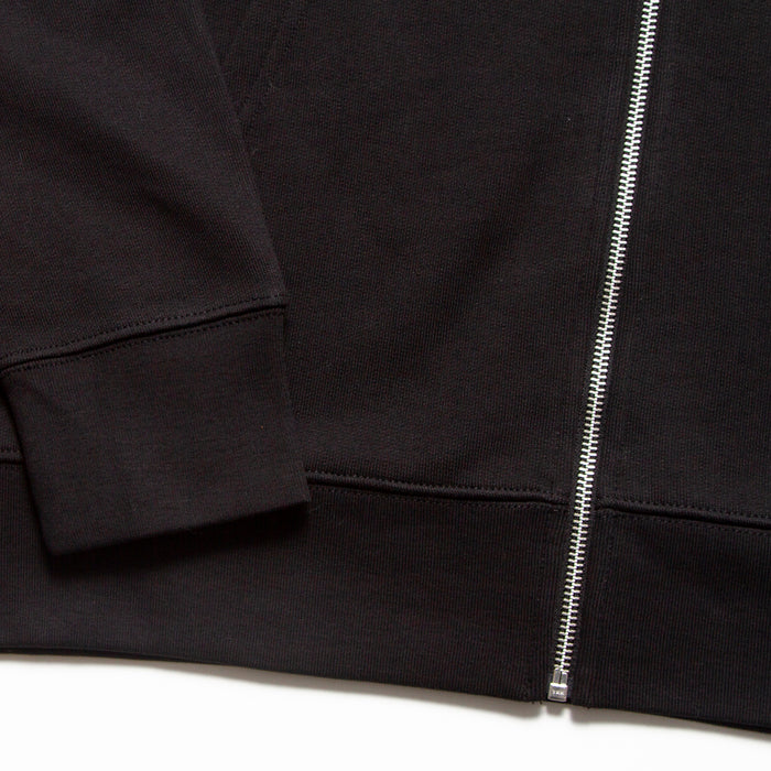 Crest Higher House - Zipped Hood - Black