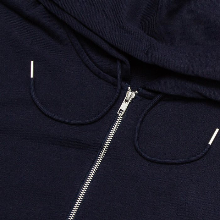 Crest Higher House - Zipped Hood - Navy