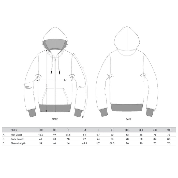 Crest Higher House - Zipped Hood - Navy