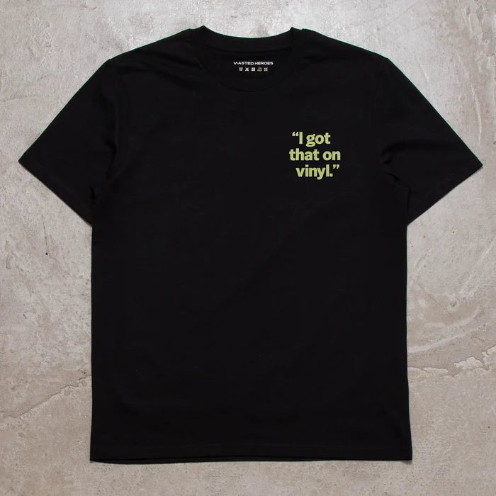 Crest I Got That Vinyl Green - Tshirt - Black